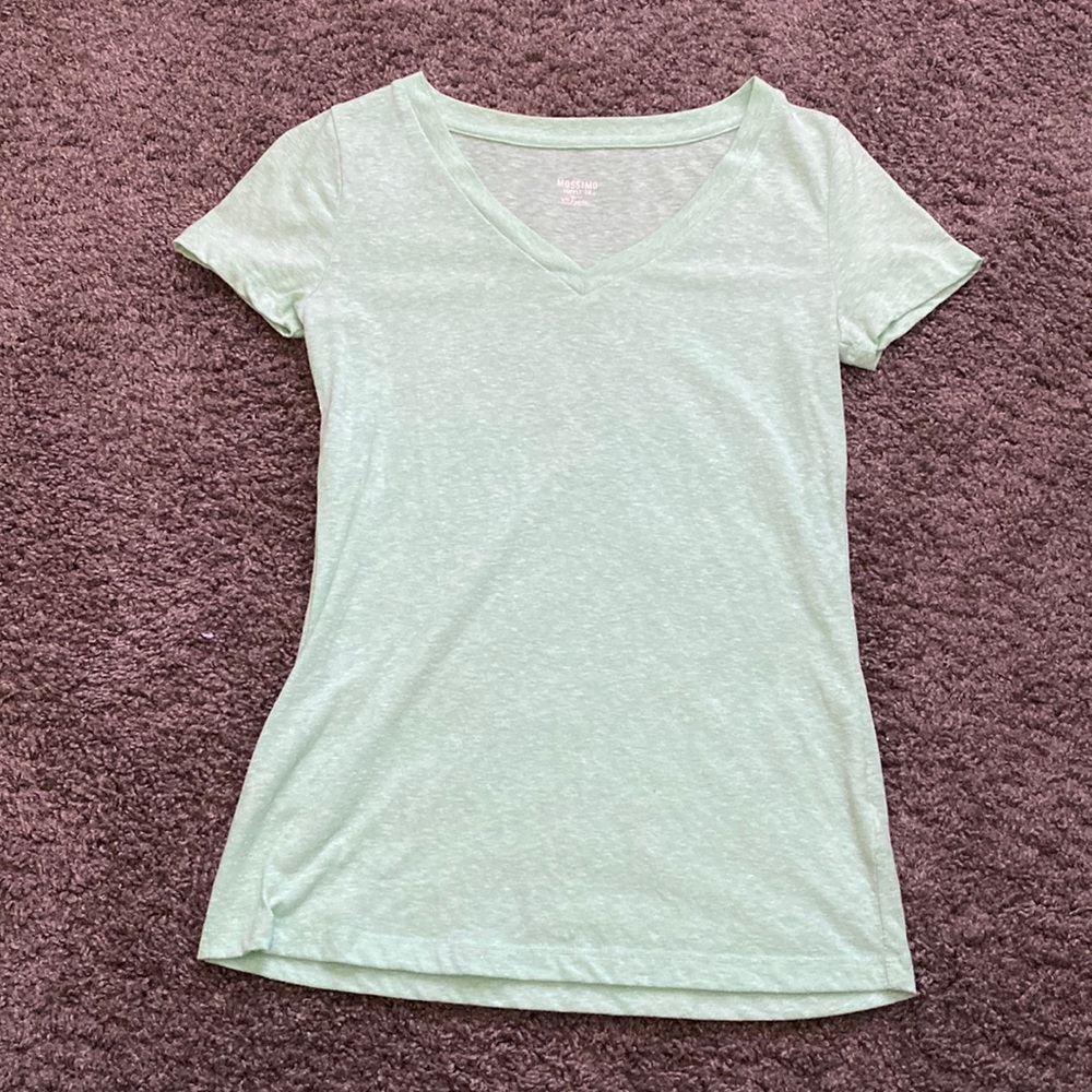 Bright green top